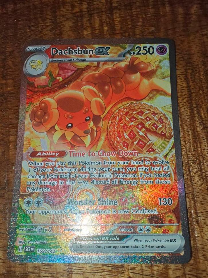 Dachsbun special illustration rare, Hobby en Vrije tijd, Verzamelkaartspellen | Pokémon, Zo goed als nieuw, Ophalen of Verzenden