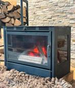 Houtkachel 2-3 zijde glas, Ophalen, Gebruikt, Inbouwhaard, Houthaard
