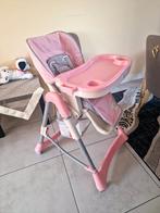 Kinderstoel - Roze  babygo, Ophalen, Zo goed als nieuw, Meegroeistoel, Gordel(s)