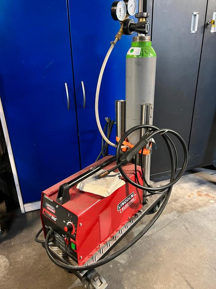 Lincoln handy mig lasapparaat, Doe-het-zelf en Verbouw, Gereedschap | Lasapparaten, Zo goed als nieuw, Co2, Ophalen