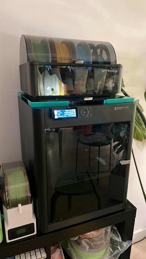 Bambu Lab P1S + AMS + Filament Droger, Computers en Software, 3D Printers, Zo goed als nieuw, Ingebouwde Wi-Fi, Ophalen