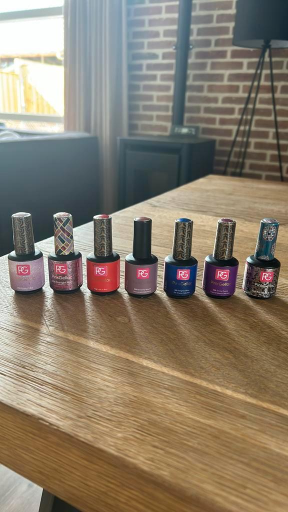 40 PinkGellac kleurtjes, Sieraden, Tassen en Uiterlijk, Uiterlijk | Cosmetica en Make-up, Zo goed als nieuw, Handen en Nagels