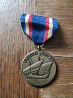 WWII US Yangtze service medal, Ophalen of Verzenden, Landmacht, Amerika, Lintje, Medaille of Wings