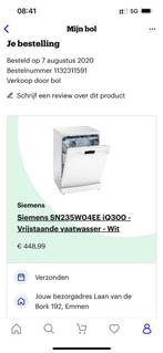 Vaatwasser Siemens, Ophalen, Gebruikt