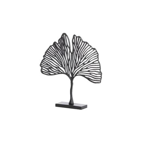 Ornament Leaf Nieuw Zwart 36x6x39cm Light&Living, Huis en Inrichting, Woonaccessoires | Overige, Nieuw, Ophalen of Verzenden