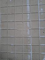 Zwart/wit tegels 24.7x24.7 cm, Ophalen of Verzenden, Gebruikt