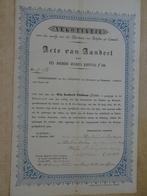 Negotiatie voor den aanleg van den Grindweg Zutphen-Emmerik, Postzegels en Munten, Aandelen en Waardepapieren, Ophalen of Verzenden