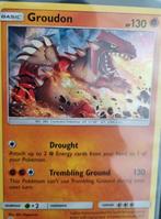 Pokemon Groudon Ice Crack holo, Ophalen of Verzenden, Zo goed als nieuw, Losse kaart