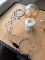 tafellamp, Huis en Inrichting, Ophalen of Verzenden, Zo goed als nieuw, Glas, Minder dan 50 cm