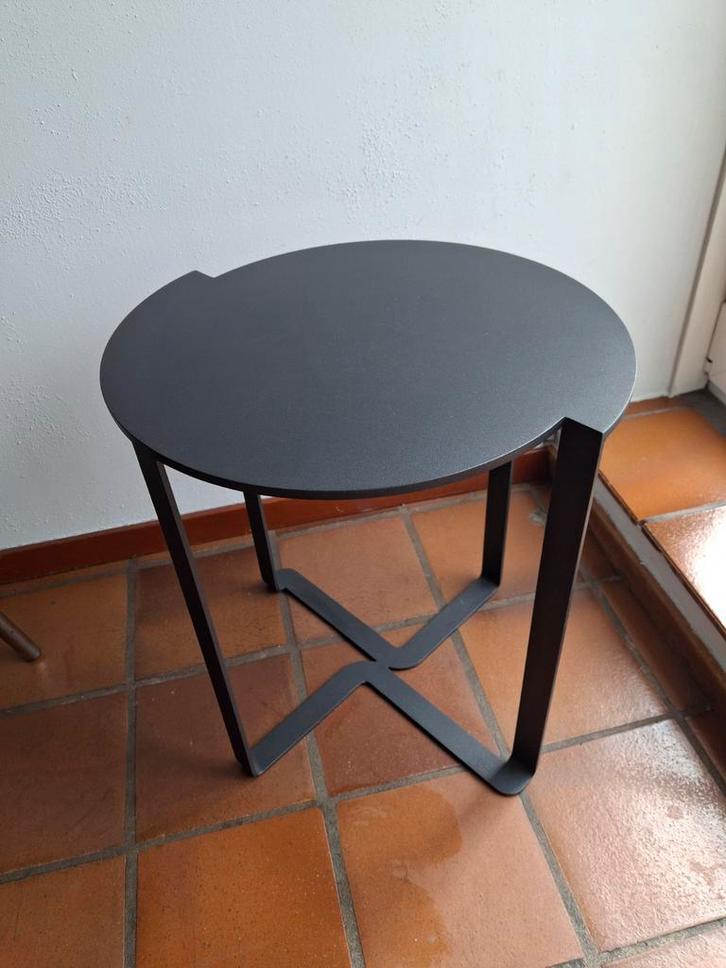 Bert Plantagie Bijzettafel Bonnie, Huis en Inrichting, Tafels | Bijzettafels, Gebruikt, Rond, 45 tot 60 cm, Minder dan 55 cm, Metaal of Aluminium
