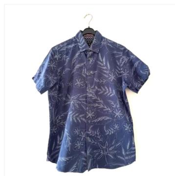 TED BAKER London blauw apart overhemd mt small BCBC beschikbaar voor biedingen