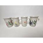 # 4 vintage Churchill England mokken, Huis en Inrichting, Keuken | Servies, Gebruikt, Ophalen of Verzenden, Overige stijlen, Kop(pen) en/of Schotel(s)