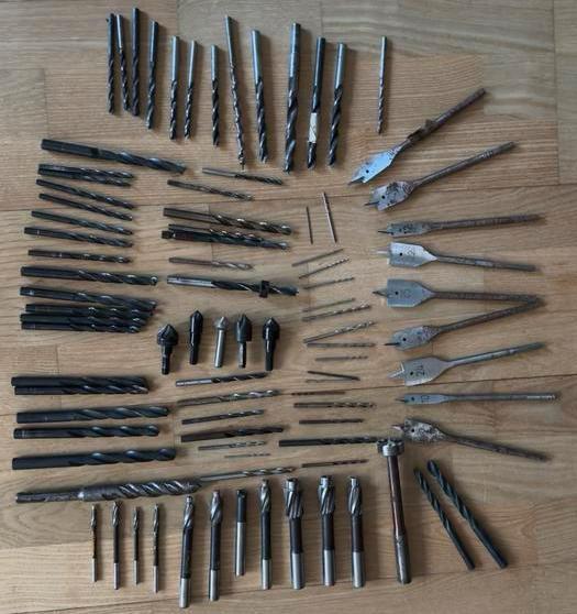 Grote partij boren, Doe-het-zelf en Verbouw, Gereedschap | Boormachines, Zo goed als nieuw, Ophalen of Verzenden