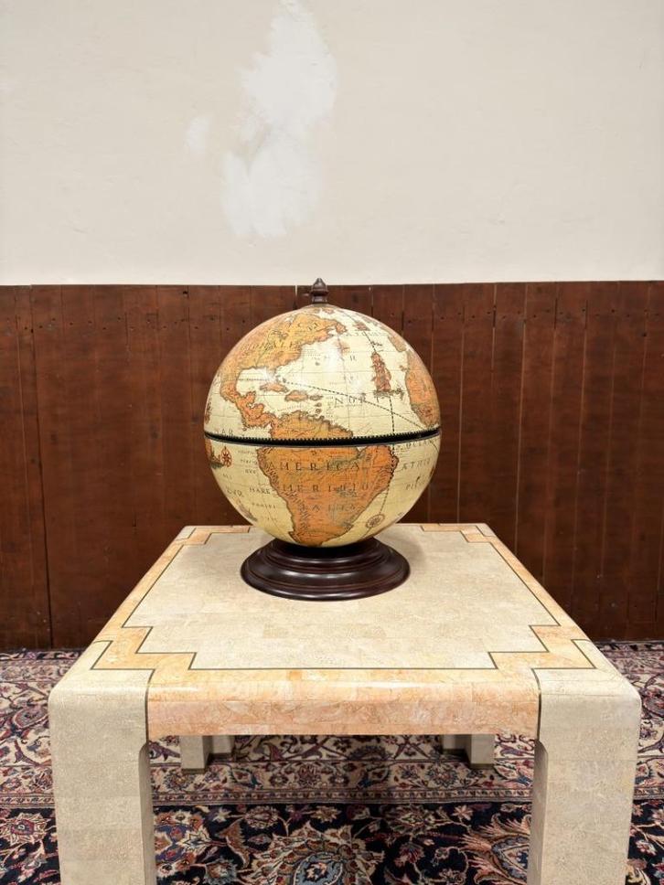 Klassiek Italiaanse Zoffoli Drank Globe Wereldbol Tafelmodel, Antiek en Kunst, Antiek | Kantoor en Zakelijk, Ophalen