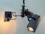 Vintage Philips 1970s Retro 3-Spots Hanglamp Bruin Space Age, Ophalen of Verzenden, Zo goed als nieuw, Metaal, Minder dan 50 cm
