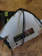 Festool invalzaag in koffer met rails zie foto.s, Ophalen, Invalzaag, 30 tot 70 mm, 1200 watt of meer
