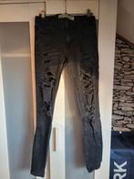 Zwarte Denim Co. Ripped Jeans Maat 38, Zwart, Ophalen of Verzenden, W28 - W29 (confectie 36), Gedragen