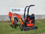 Kubota U10-5 minigraver 2024 met slechts 368 uur! 3 bakken, Graafmachine