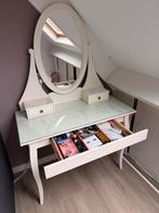 Make-up tafel te koop - €20, Gebruikt, 100 tot 150 cm, Hout, 50 tot 100 cm