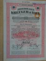 Kreuger & Toll Compagny. 10 Shares. stockholm 1926, Ophalen, 1920 tot 1950, Aandeel