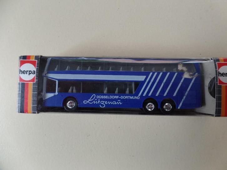 Dubbeldekker bus Lutgeman (Herpa), Hobby en Vrije tijd, Modelauto's | 1:87, Nieuw, Bus of Vrachtwagen, Herpa, Verzenden