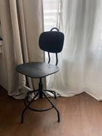 IKEA KULLABERG Bureaustoel Kruk Verstelbaar, Huis en Inrichting, Ophalen, Zo goed als nieuw, Zwart, Bureaukruk