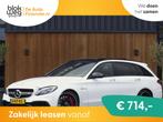 Mercedes-Benz C-Klasse Estate C63 AMG S V8 bi-t € 41.995,0, Auto's, Automaat, Leder en Stof, Wit, Origineel Nederlands