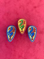 Lego Dragon schild (3x), Verzenden, Gebruikt, Losse stenen, Lego
