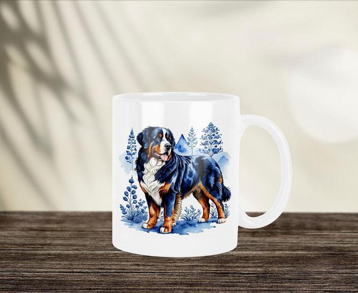 Delfts Blauwe Berner Sennen mok, Huis en Inrichting, Keuken | Servies, Nieuw, Kop(pen) en/of Schotel(s), Overige stijlen, Ophalen of Verzenden