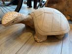 Houten schildpad, Ophalen of Verzenden, Nieuw, Beeldje of Figuurtje