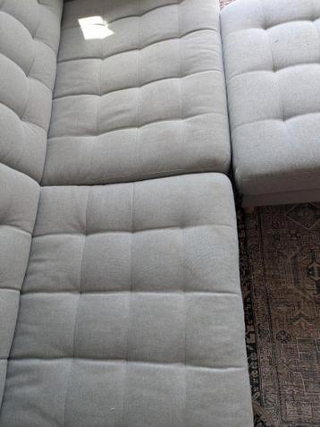 IKEA Landskrona driezits bank en poef/hocker - afbeelding 3