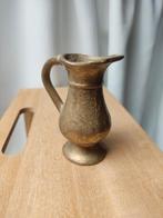 koper vaasje messing antiek, Ophalen of Verzenden