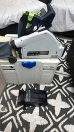 Festool TSC 55 5,2 KEBI-Plus/XL  Invalcirkelzaag 18V 5.2Ah, Invalzaag, 70 mm of meer, Ophalen of Verzenden, Zo goed als nieuw