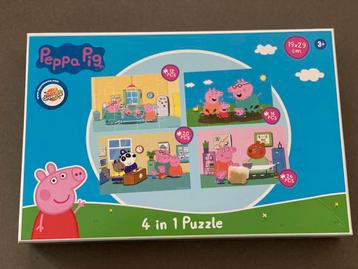 Peppa Pig puzzel 4 in 1 beschikbaar voor biedingen