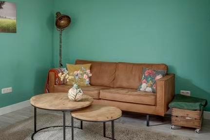 BePureHome Lederen 2,5 zits bank - Rodeo, Huis en Inrichting, Banken | Bankstellen, Gebruikt, Rechte bank, Tweepersoons, 150 tot 200 cm