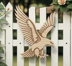 Muurdecoratie Adelaar hout, Ophalen of Verzenden, Nieuw