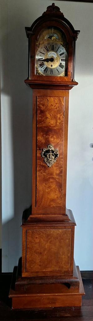 Antieke Staande Klok met Maanfase, Antiek en Kunst, Antiek | Klokken, Ophalen