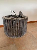 Grijs houten hanglamp (max. 60 W), Ophalen, Gebruikt, Hout, Minder dan 50 cm