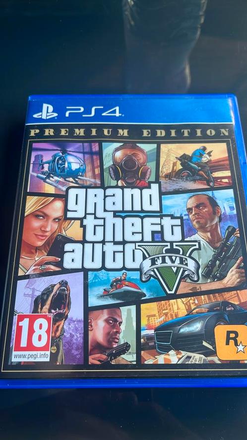 Grand Theft Auto V - Premium Edition. Met kaart, Spelcomputers en Games, Games | Sony PlayStation 4, Zo goed als nieuw, Avontuur en Actie