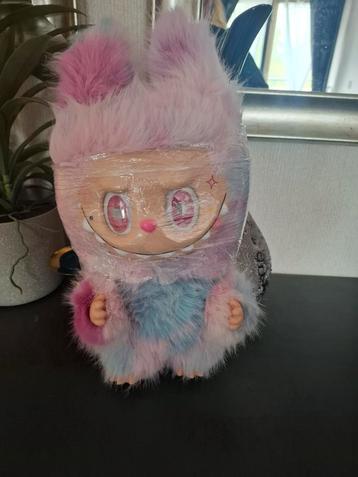 Labubu  zimomo groot 38 cm roze  beschikbaar voor biedingen