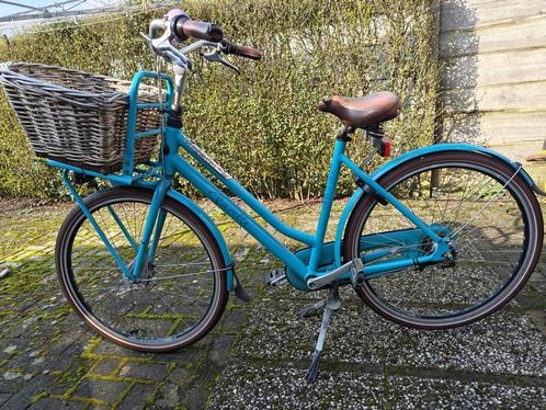 Gazelle Miss Grace dames fiets Blauw, Fietsen en Brommers, Fietsen | Dames | Damesfietsen, Gebruikt, Gazelle, Versnellingen, 53 tot 56 cm