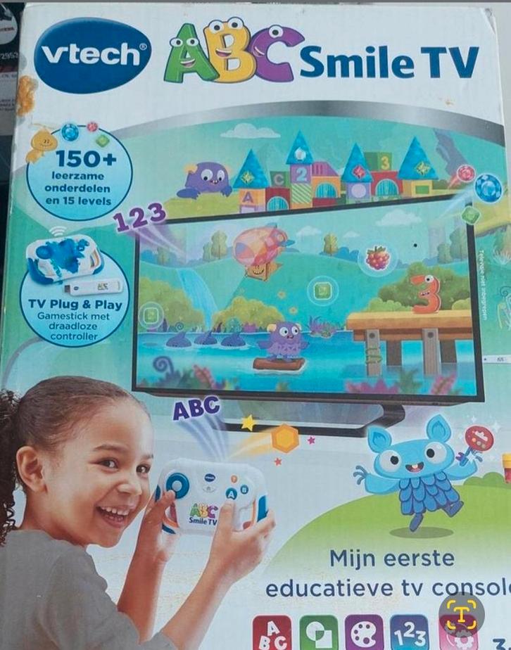 VTech ABC Smile TV - Educatieve Console, Kinderen en Baby's, Speelgoed | Educatief en Creatief, Zo goed als nieuw, Taal en Lezen