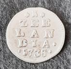 dubbele wapenstuiver zeeland 1735 over 1734 overslag, Vóór koninkrijk, Zilver, Losse munt, Overige waardes