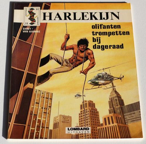 HARLEKIJN | Olifanten trompetten bij dageraad |Lombard, 1979, Boeken, Stripboeken, Zo goed als nieuw, Eén stripboek, Ophalen of Verzenden
