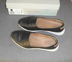 CLARKS zwarte leren instappers UNSTRUCTURED maat 42, Verzenden, Clarks, Gedragen, Instappers