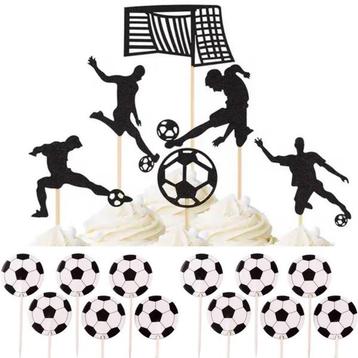 Voetbal taart en cupcake topper set en nog veel meer! beschikbaar voor biedingen
