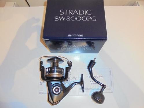 Nieuwe Shimano Stradic SW 8000 PG Molen Spinning Zeevissen., Watersport en Boten, Hengelsport | Zeevissen, Nieuw, Molen, Ophalen of Verzenden