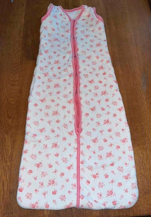 Slaapzak winter bloemen roze mt 86-104, Kinderen en Baby's, Dekens, Slaapzakjes en Inbakerproducten, Zo goed als nieuw, Slaapzak