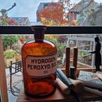 Oude brocante vintage apothekerspotten fles apotheek, Antiek en Kunst, Ophalen of Verzenden