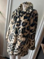 Stand studio hele gave warme jas panterprint maat 34 36 S, Kleding | Dames, Jassen | Winter, Overige kleuren, Stand, Ophalen of Verzenden